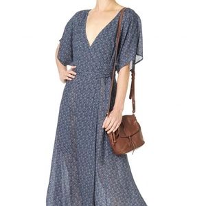 Sanctuary - Wrap Maxi Dress - Blue - Size XS - EUC
